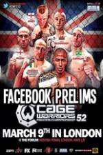 Watch Cage Warriors 52 Facebook Preliminary Fights Putlocker