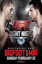 Watch UFC Fight Night 61 Bigfoot vs Mir Putlocker