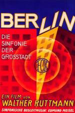 Watch Berlin Die Sinfonie der Grosstadt Online Putlocker