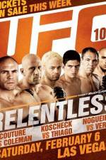 Watch UFC 109: Relentless Online Putlocker