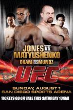 Watch UFC Live Jones vs. Matyushenko Putlocker