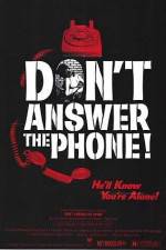 Watch Don't Answer the Phone! Online Putlocker
