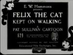 Watch Felix the Cat Kept on Walking (Short 1925) Online Putlocker