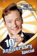 late night with conan o'brien tv poster