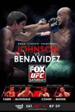 Watch UFC On Fox Johnson vs Benavidez II Putlocker