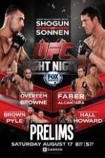 Watch UFC Fight Night 26 Preliminary Fights Putlocker