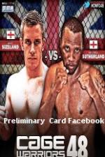 Watch Cage Warriors 48 Preliminary Card Facebook Putlocker