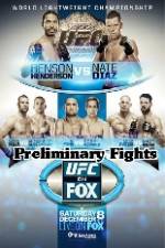 Watch UFC On Fox Henderson vs Diaz Preliminary Fights Putlocker