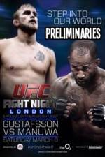 Watch UFC Fight Night 38: Gustafsson vs. Manuwa Preliminaries Putlocker