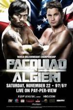Watch Manny Pacquiao vs Chris Algieri Putlocker