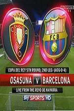 Watch Osasuna vs Barcelona Putlocker