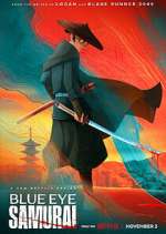 blue eye samurai tv poster