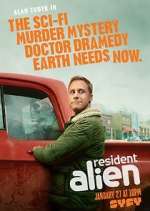 resident alien tv poster